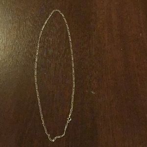 14K Gold Italy Cigar Chain 19” excellent